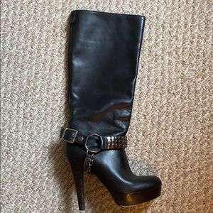 Steve Madden pumptup boots, size 5 1/2